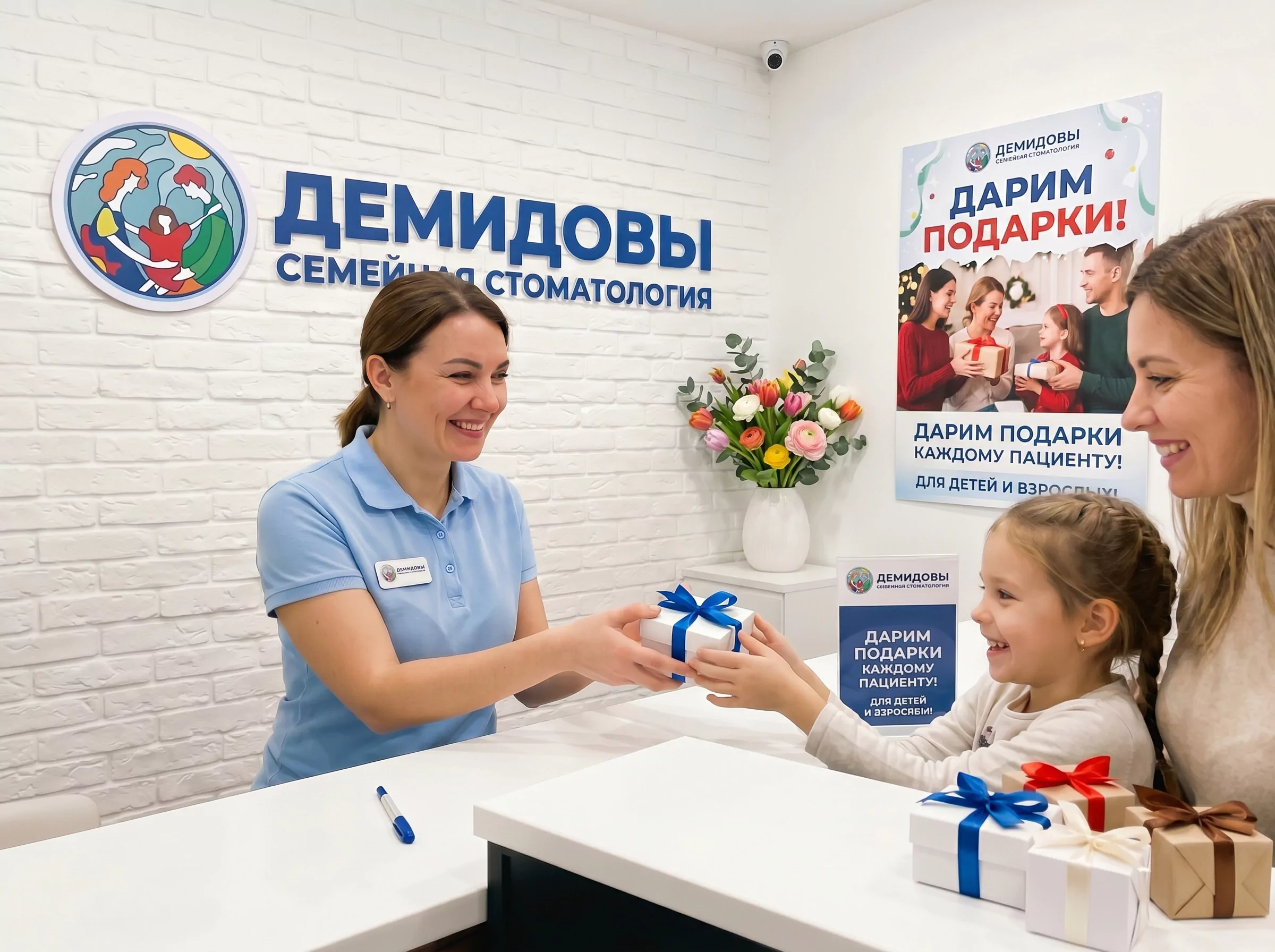 Дарим подарки на День рождения